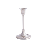 6"h x 3.25" SILVER ANTIQUE CANDLE HOLDER