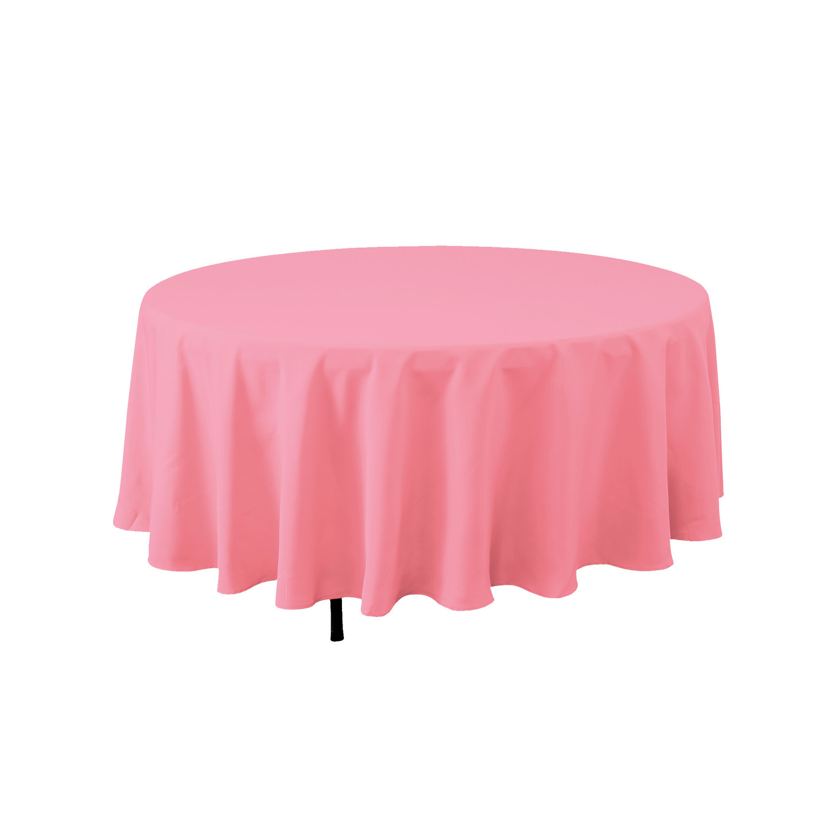 108’’ PINK ROUND TABLE COVER