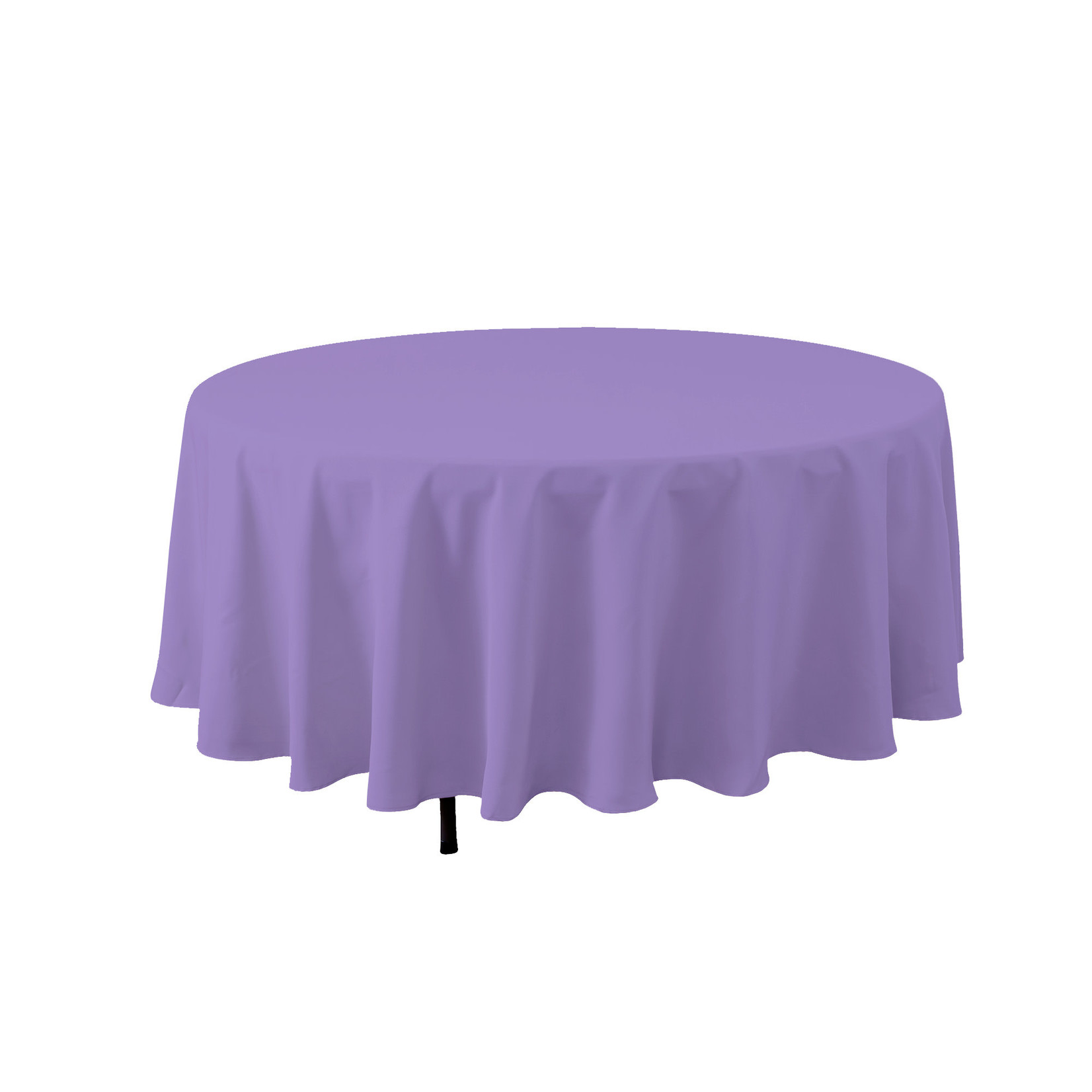 LAVENDER ROUND POLYESTER TABLE COVER 108''