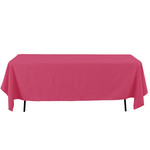 60 X 126 MAGENTA RECTANGLE POLYESTER TABLE COVER reg $11.99