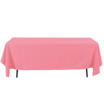 60 X 126’’ PINK RECTANGLE POLYESTER TABLE COVER reg $11.99