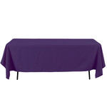 60  X 126’’ RECTANGULAR TABLE COVERC, PURPLE