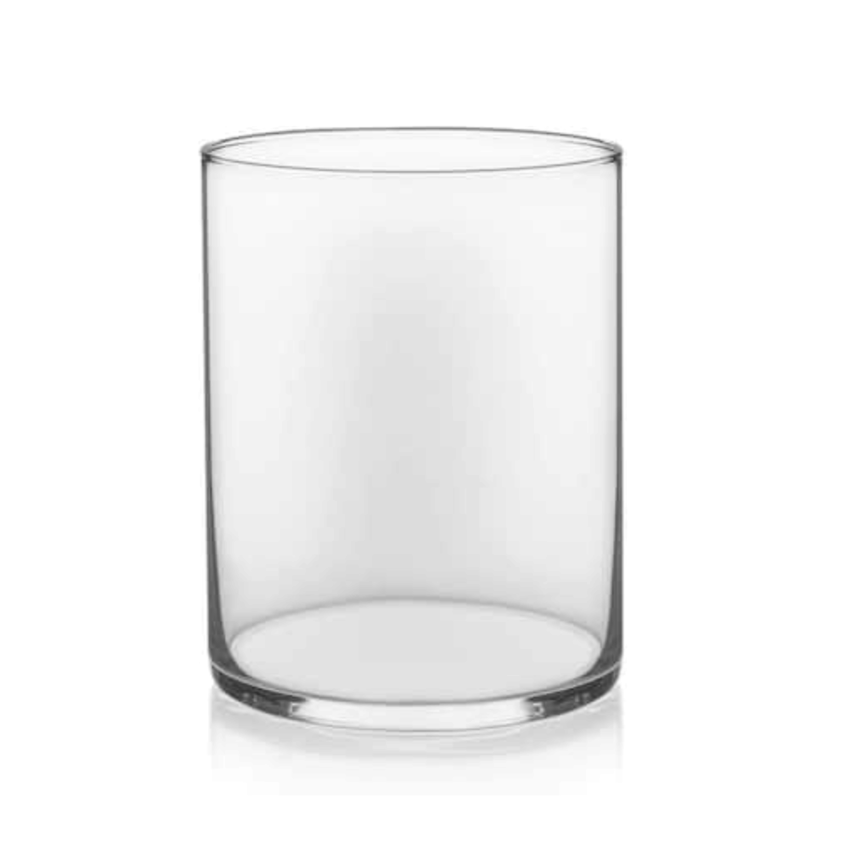 6”H X 5” CLEAR GLASS CYLINDER