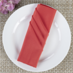 18'' RED FABRIC NAPKIN 6 PCS