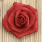 2.5'' RED FOAM ROSE, 12 PCS