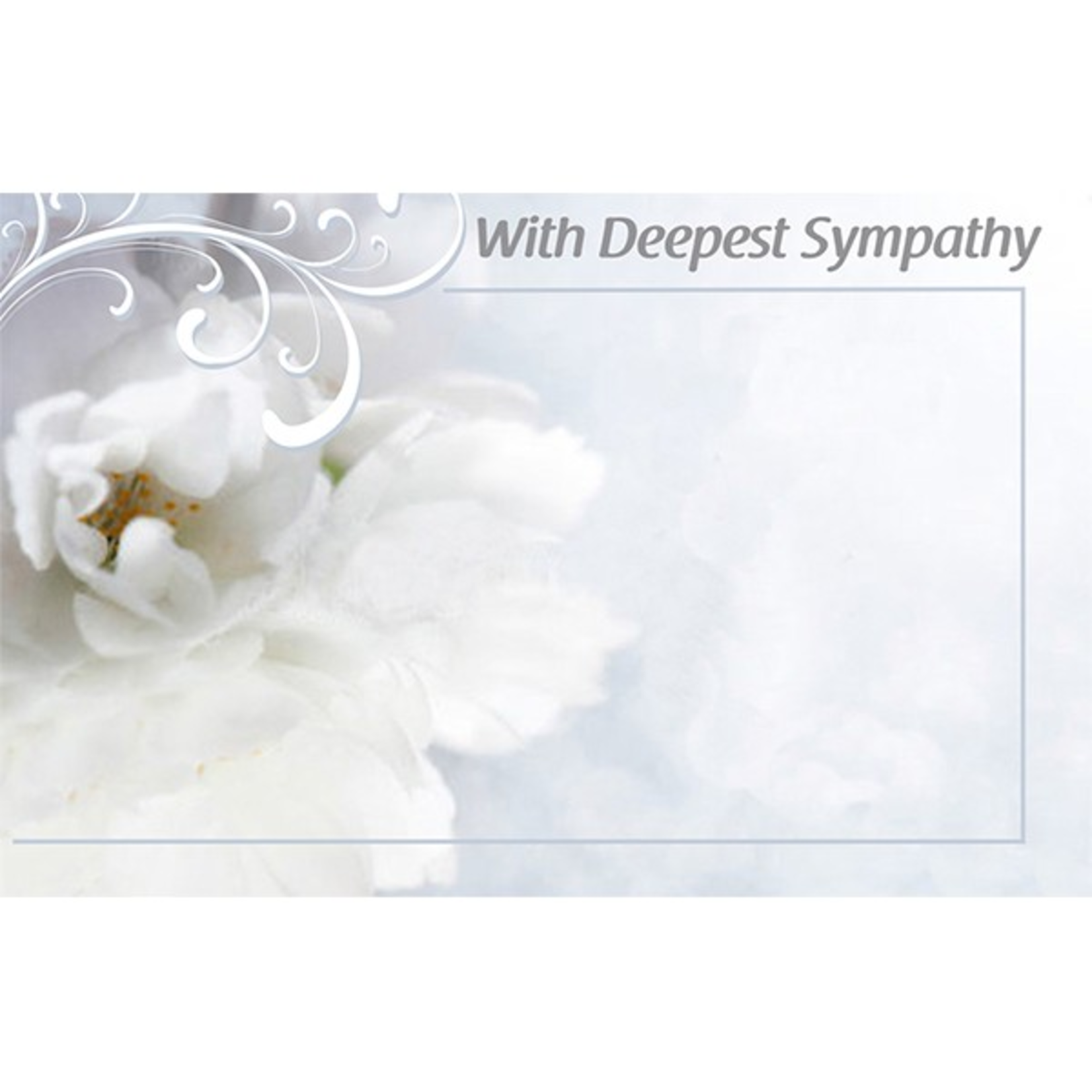WITH DEEPEST SYMPATHY