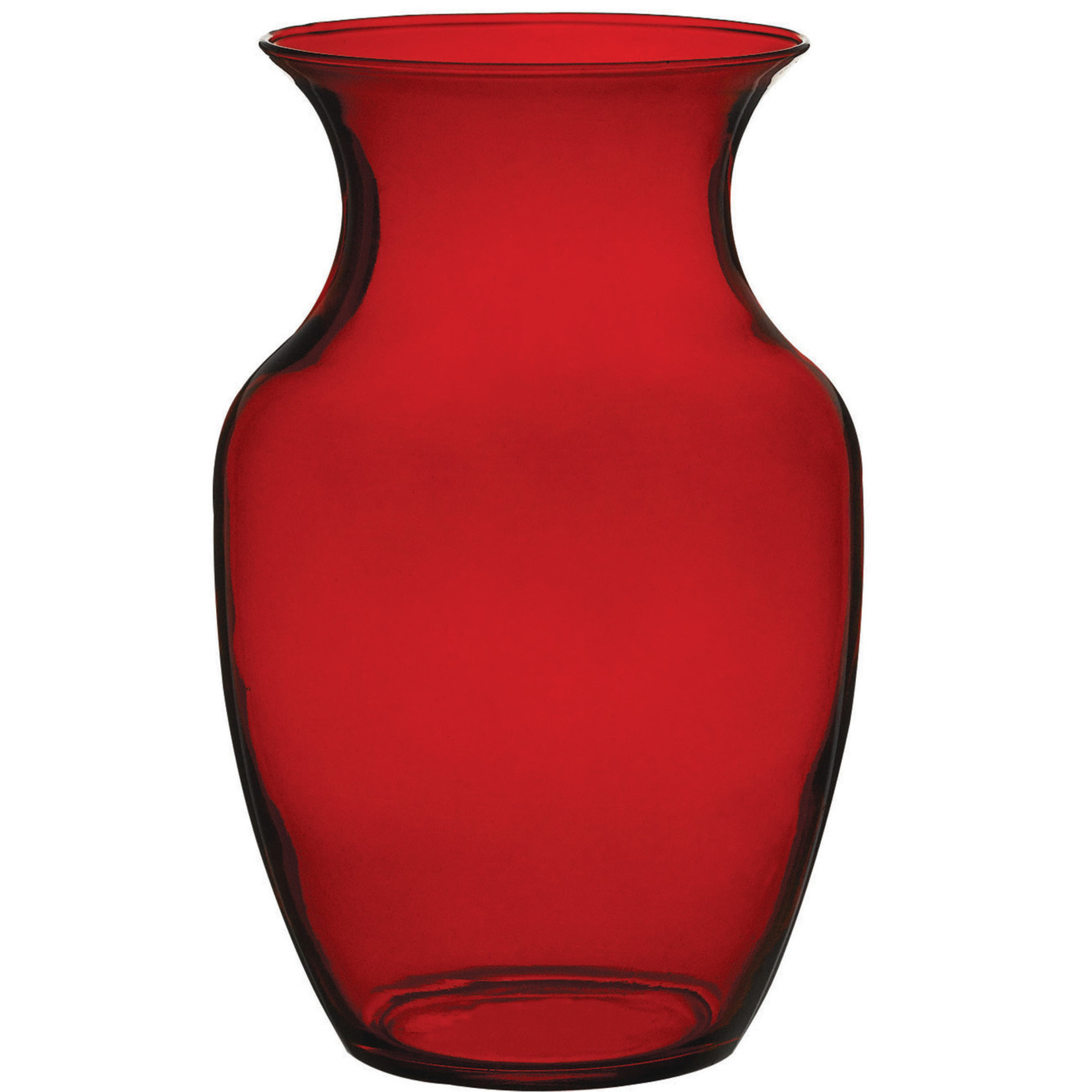 8" Rose Vase - Ruby