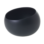 7.5"x 5.25”H BLACK Simply Collection ANGLED BOWL (AD)