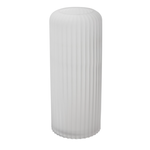 40% off was $34.59 now $20.69. 14”H X 5.75” WHITE GLASS PALOMA VASE