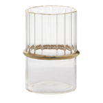 4"h x 2.75" GLASS RING VOTIVE