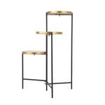 50% OFF WAS $140 NOW $69.99, 32”H X 22” 3 TIER METAL STAND