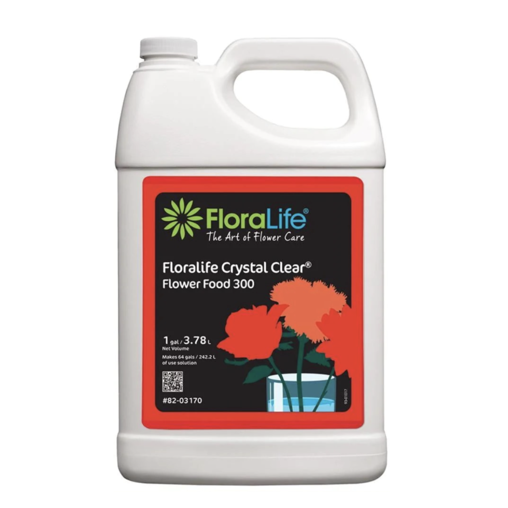 Floralife CRYSTAL CLEAR Flower Food 300 Liquid, 1 gal