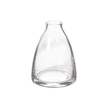 4.75”H X 3.25” GLASS CHIM BUDVASE