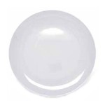 10" WHITE MELAMINE PLATE