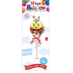 14'' FOIL BALLOON LADYBUG ON STAND reg $1.99