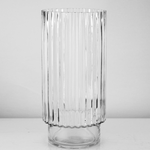 12”H X 6”D FLUTED VASE