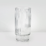 8”H X 4” FLUTED VASE