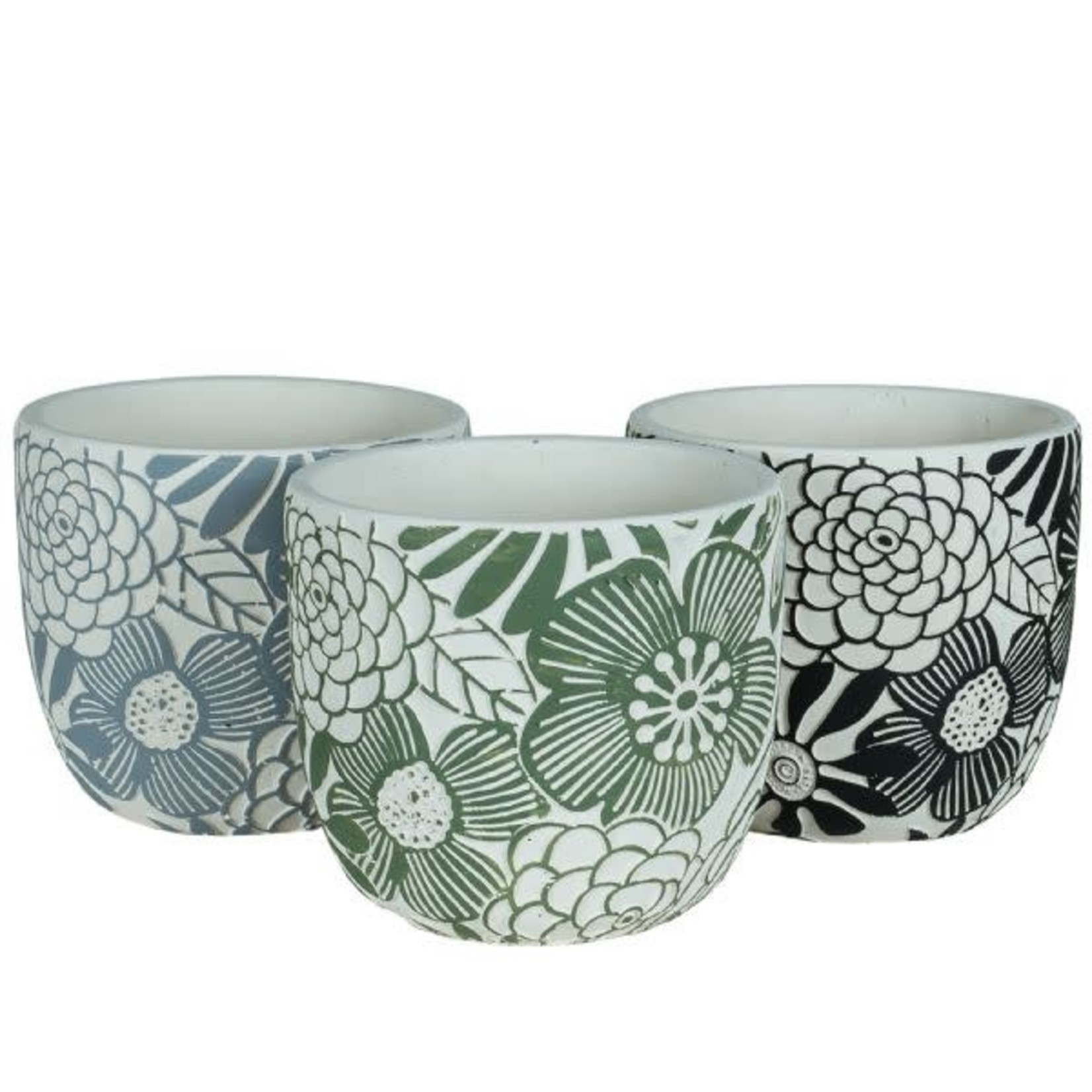 50% off was $20 now $10. 6"H X 6.75" ROUND FLOWER POWER,