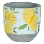 5"H X 5" ROUND LEMON POT