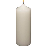 8”H X 2.8”D IVORY PILLAR CANDLE