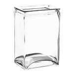 6"H x 3" x 4" Rectangle Vase - Crystal