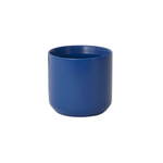 4.5”H X 4.75” BLUE CERAMIC KENDALL POT/VASE