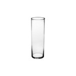 10” X 3.5”D CLEAR GLASS MACHINE MADE