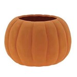 4.5”OPEN X 7”D MATTE ORANGE PUMPKIN