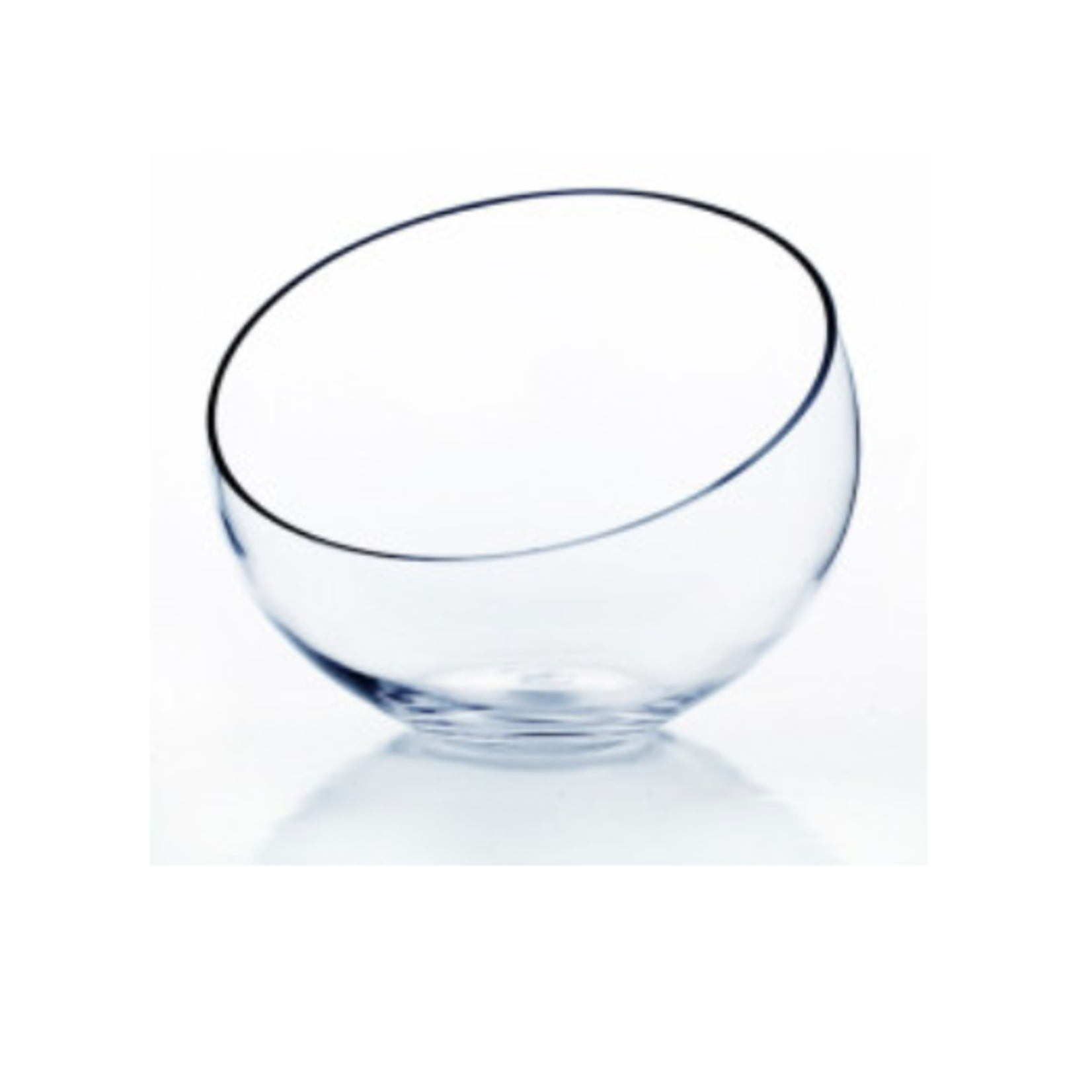 8.5"H X 9.5" SLANT CUT POD VASE