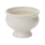 5.25”H X 6.75” WHITE CERAMIC DAWSON COMPOTE