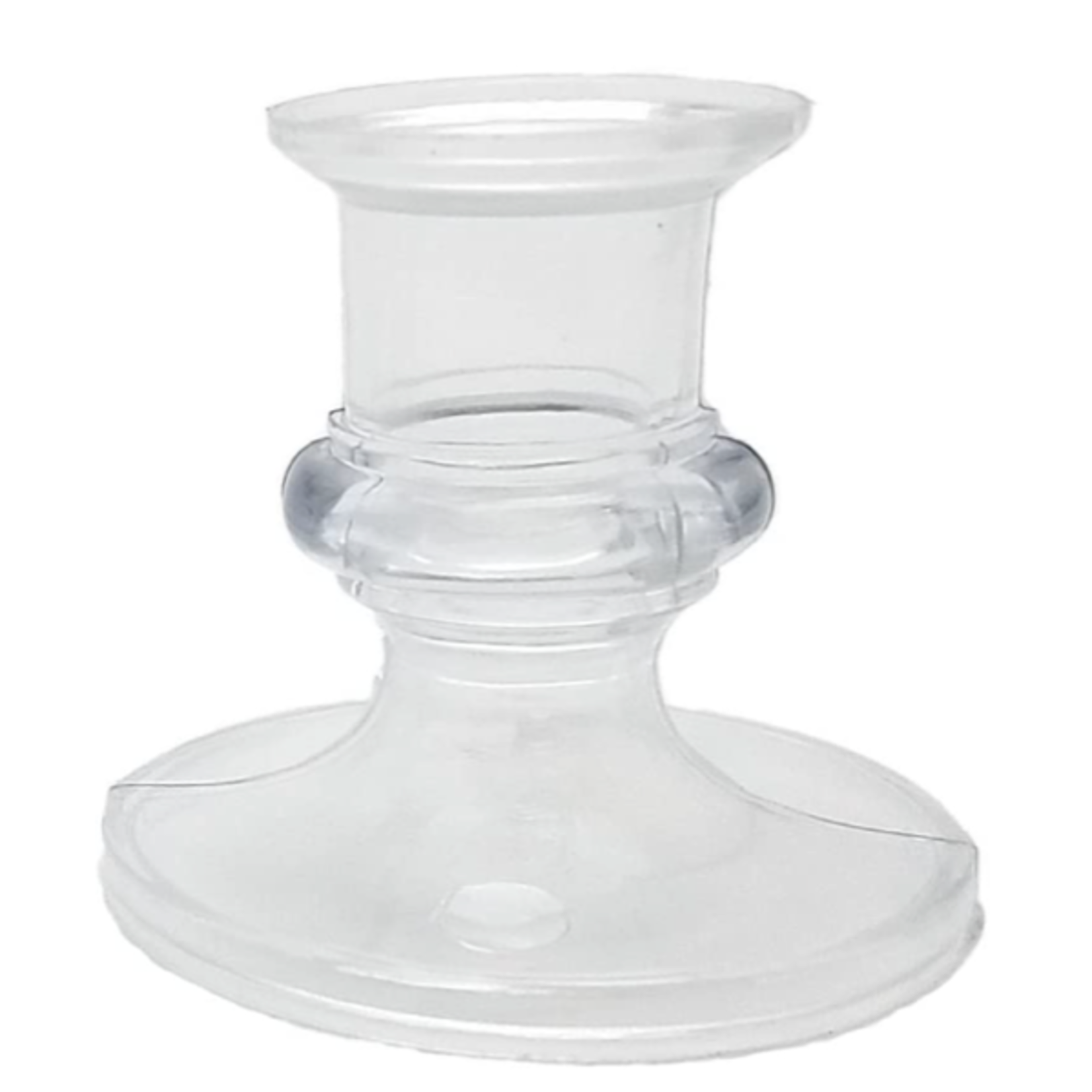 2.5" CLEAR ACRYLIC CANDLE HOLDER (12 PER PACK)