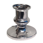 2.5in. SILVER ACRYLIC CANDLE HOLDER (12 PER PACK)