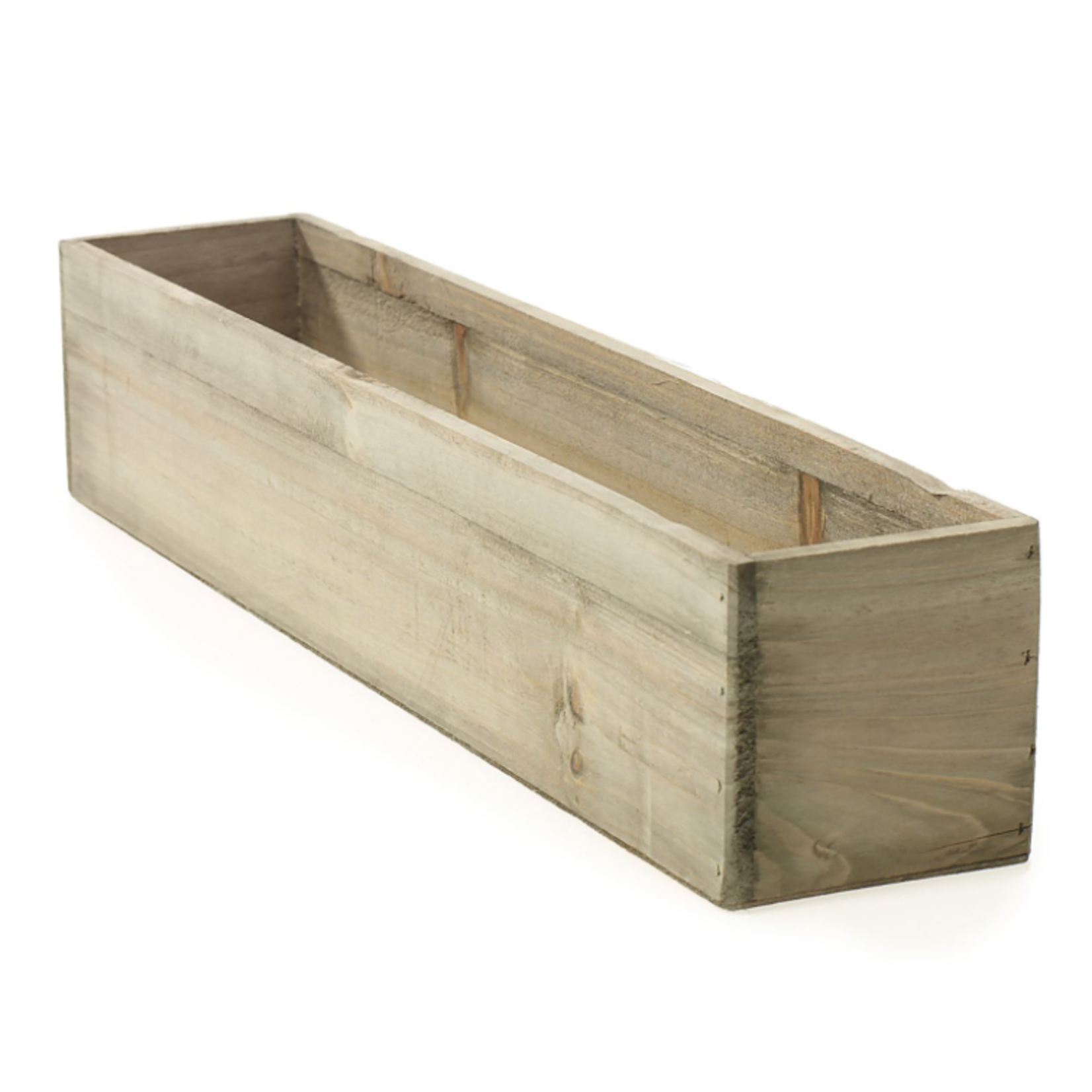 20”L X 4” X 4” NATURAL WOODLAND PLANTER