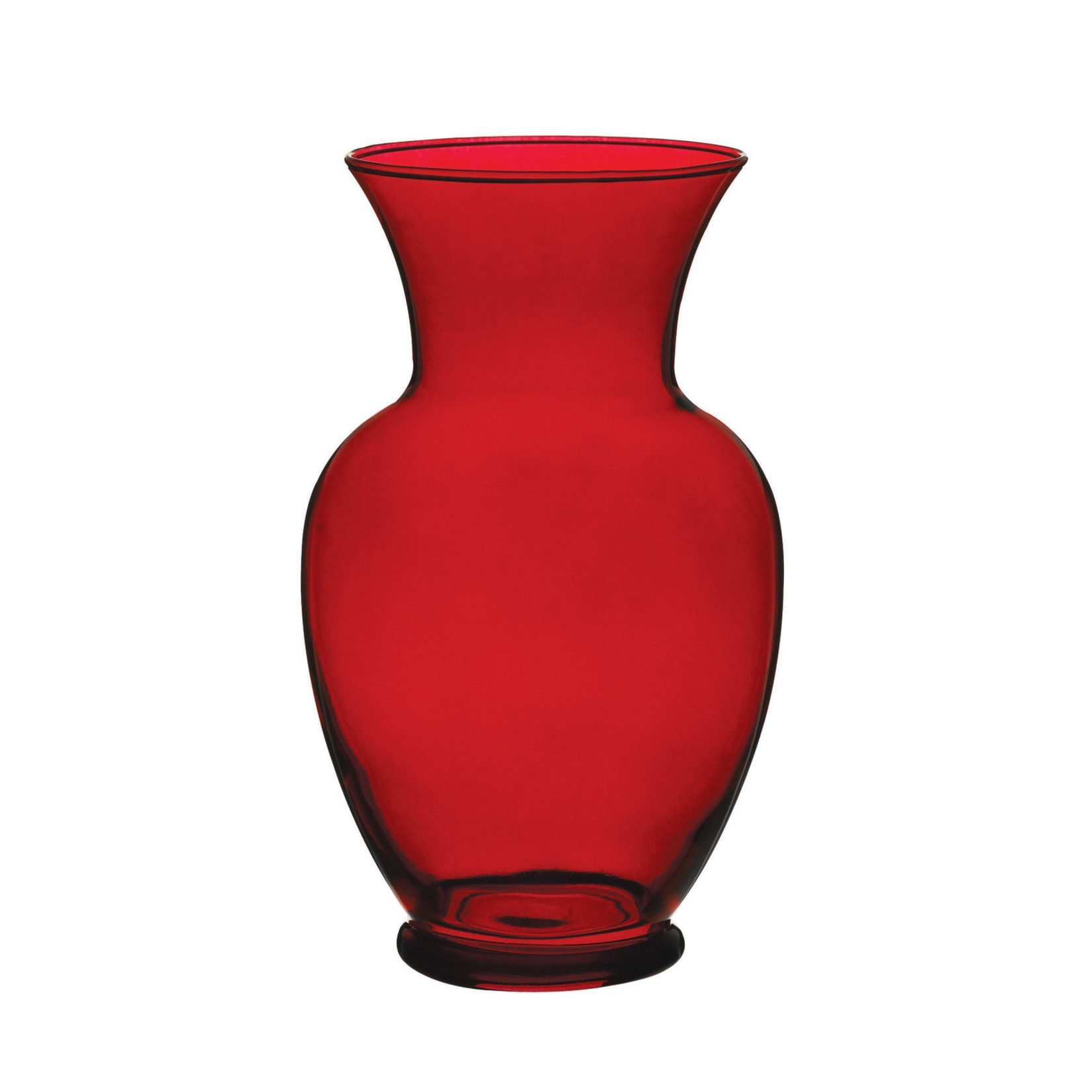 9" Spring Garden Vase - Ruby