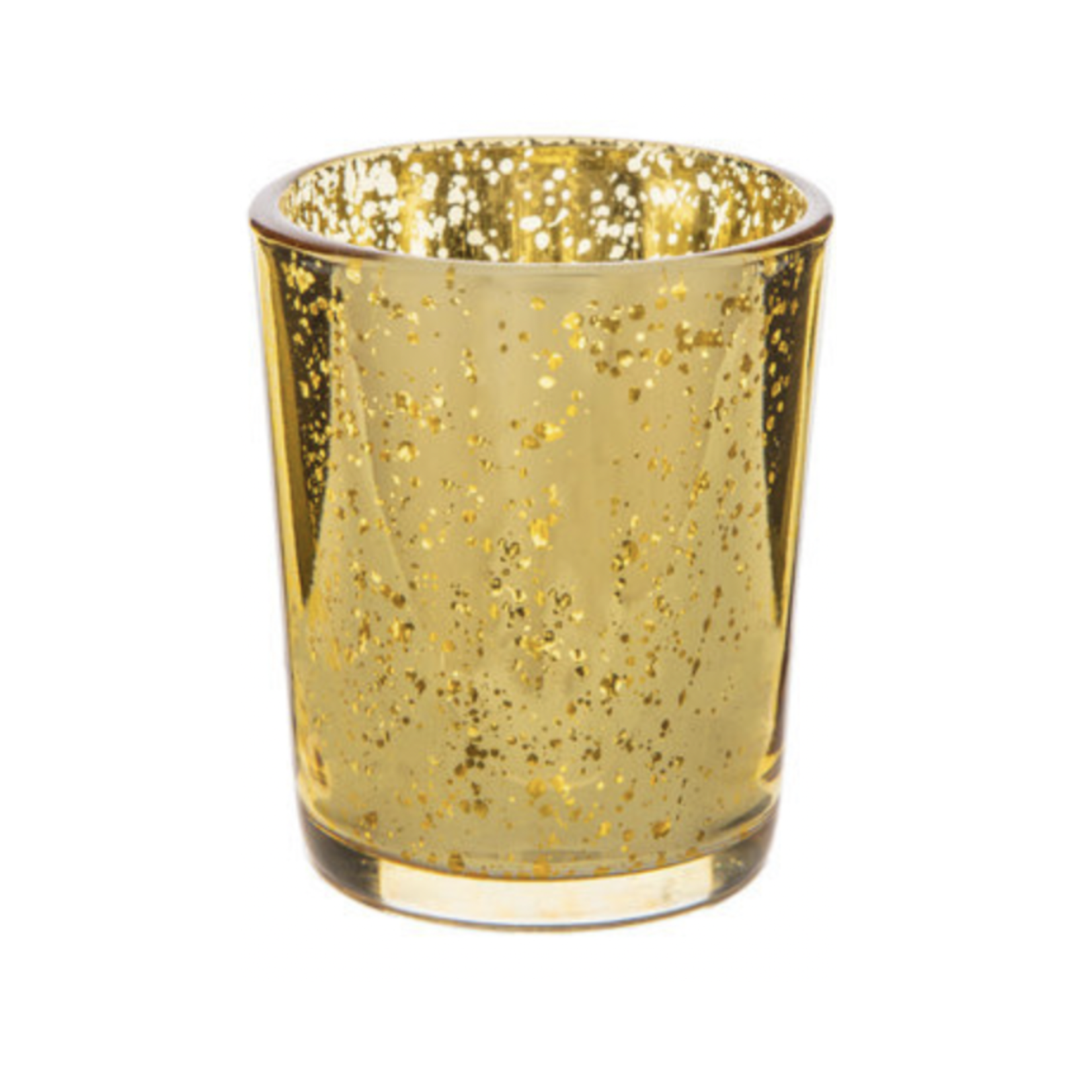 Gold Mercury Votive Holder H-2.5" x 2.5"