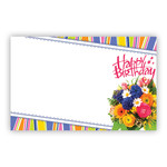 HAPPY BIRTHDAY Mixed floral with red foil sentiment