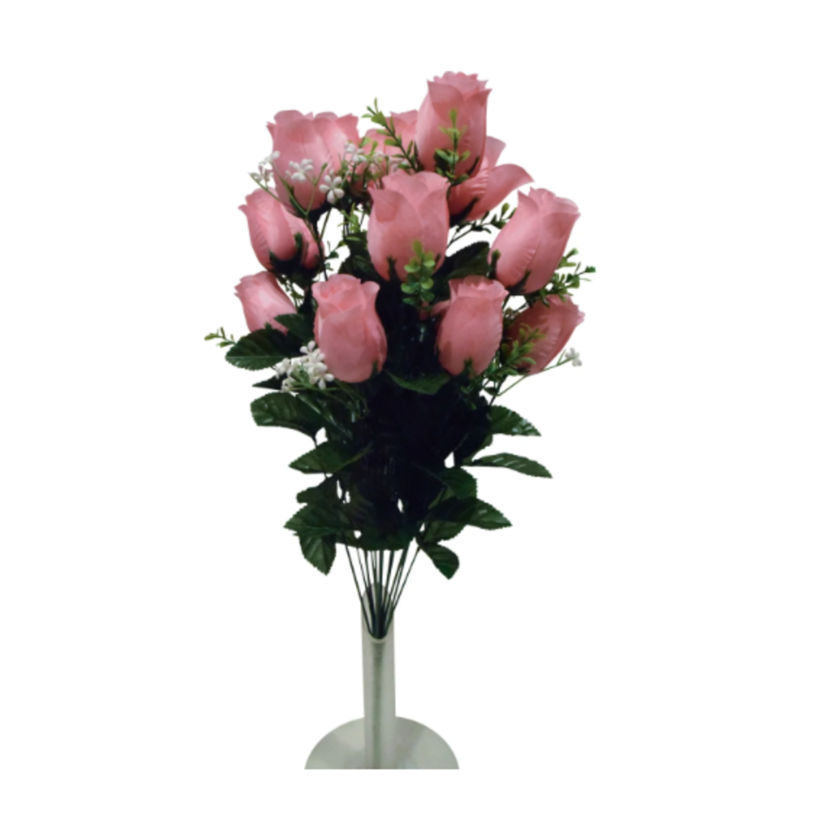 24" PINK ROSE BUSH, 18 HEADS, reg $9.99