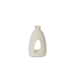 6”H X 3.25” X 2” IVORY CERAMIC TOVA BUDVASE 50% off was $10.50 now $5.25
