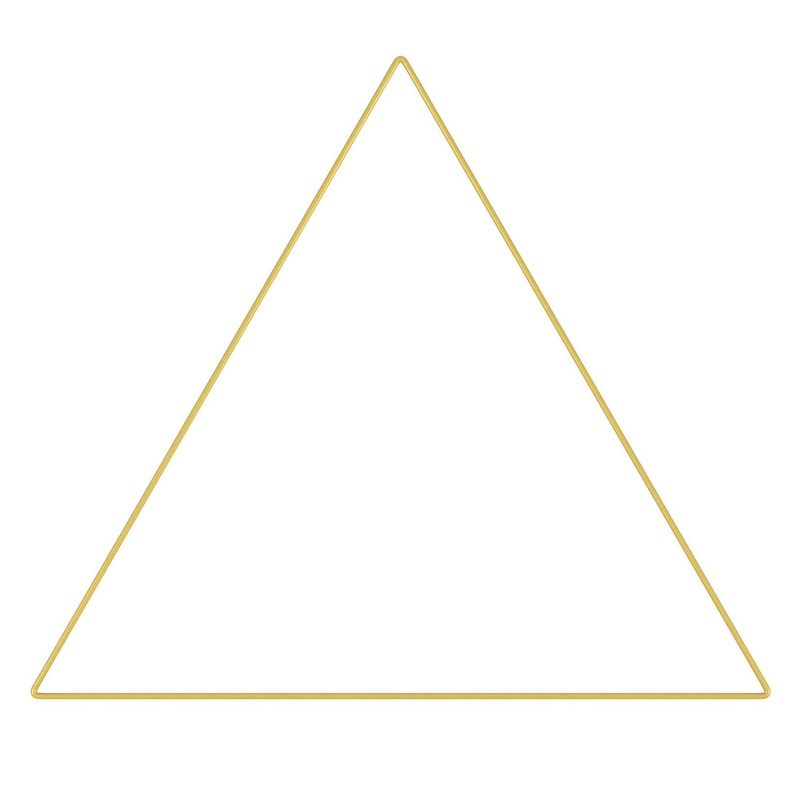 12” GOLD WIRE TRIANGLE