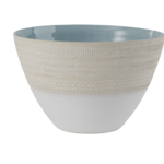 50% off was $95 now $47.49. 9.5”H X 16” WHITE CERAMIC UMBRA BOWL