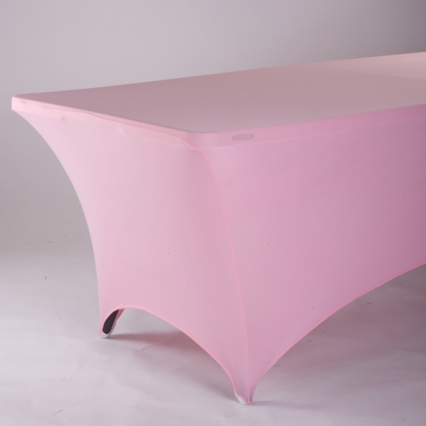 6 FY PINK SPANDEX RECTANGLE TABLE COVER