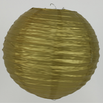 14" GOLD ROUND PAPER LANTERN