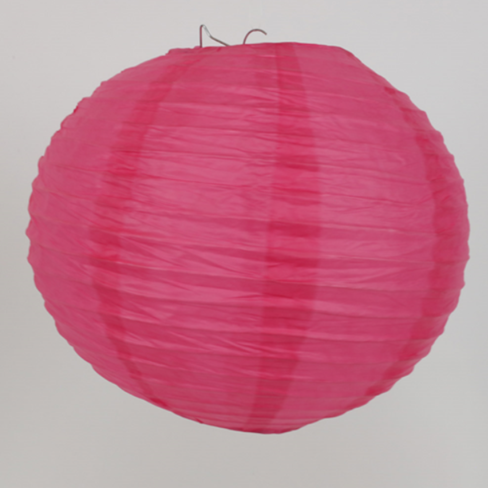 18" PINK ROUND PAPER LANTERN