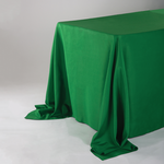 90" X 132" EMERALD RECTANGLE TABLE COVER