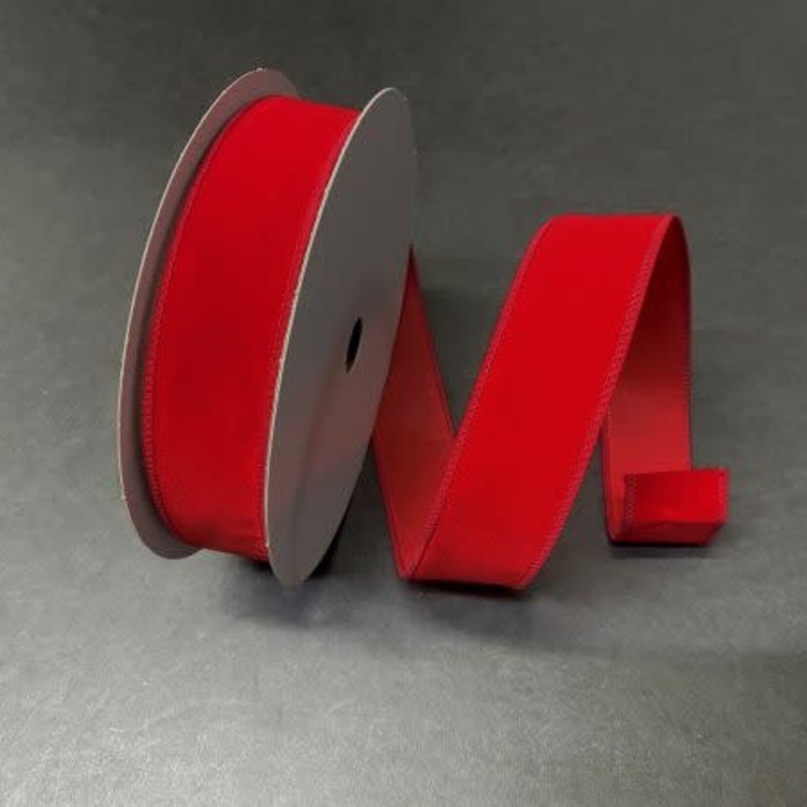 RED VELVET RIBBON 1.5'' X 25 YDS reg $9.99