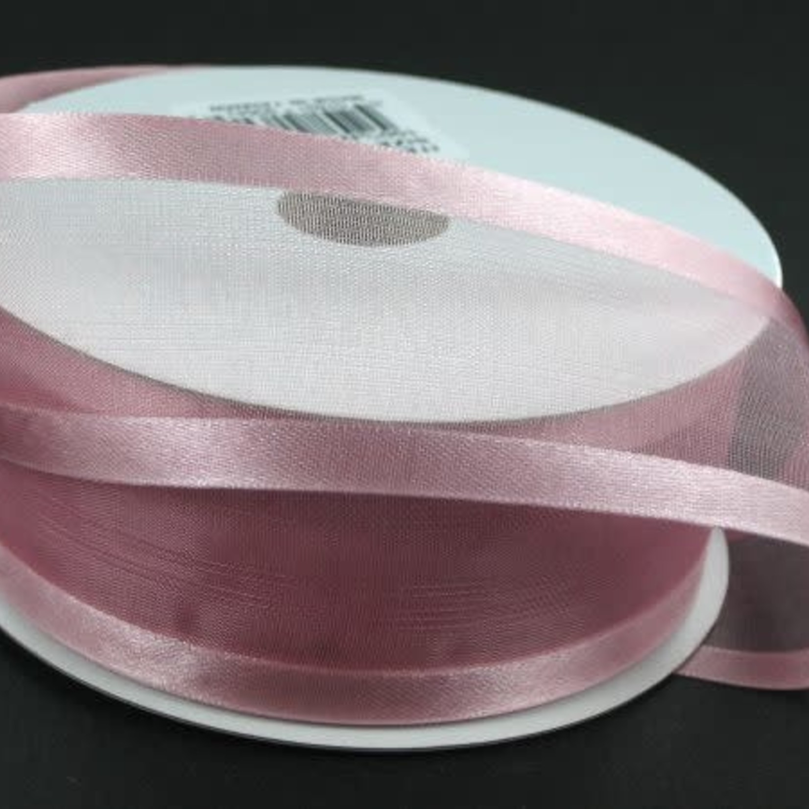 SHEER CHIFFON RIBBON SATIN EDGE 1.5"" x 25 YD MAUVE