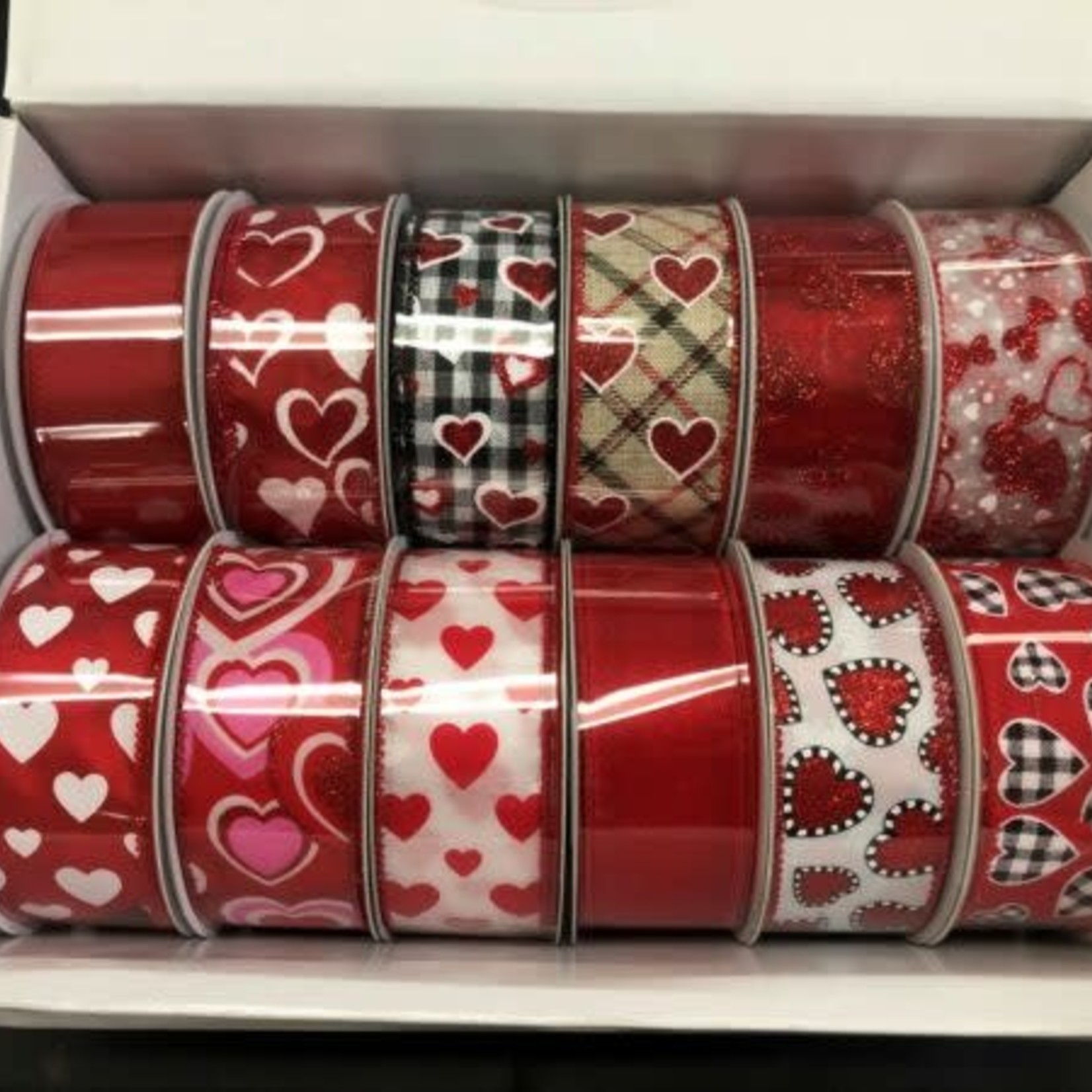 1.5" X 10 YARDS ASSORTED VALENTINES DAY RIBBON