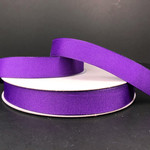 SOLID GROSGRAIN NON WIRED EDGE 5/8"" x 25 YD EGGPLANT
