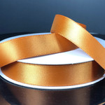 SILKY DOUBLE FACE SATIN NON WIRED EDGE 5/8"" x 25 YD COPPER