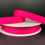 SOLID GROSGRAIN NON WIRED EDGE 5/8"" x 25 YD FUCHSIA